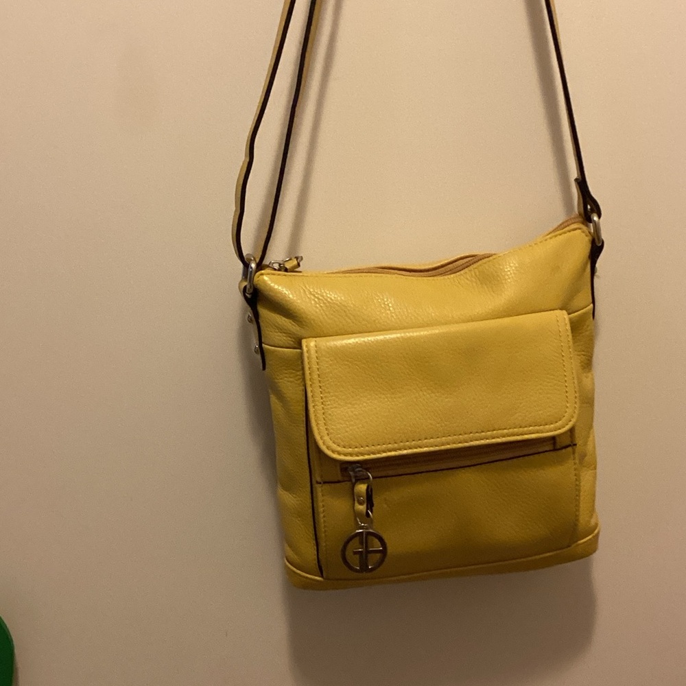 Giani Bernini Mustard Crossbody Bag